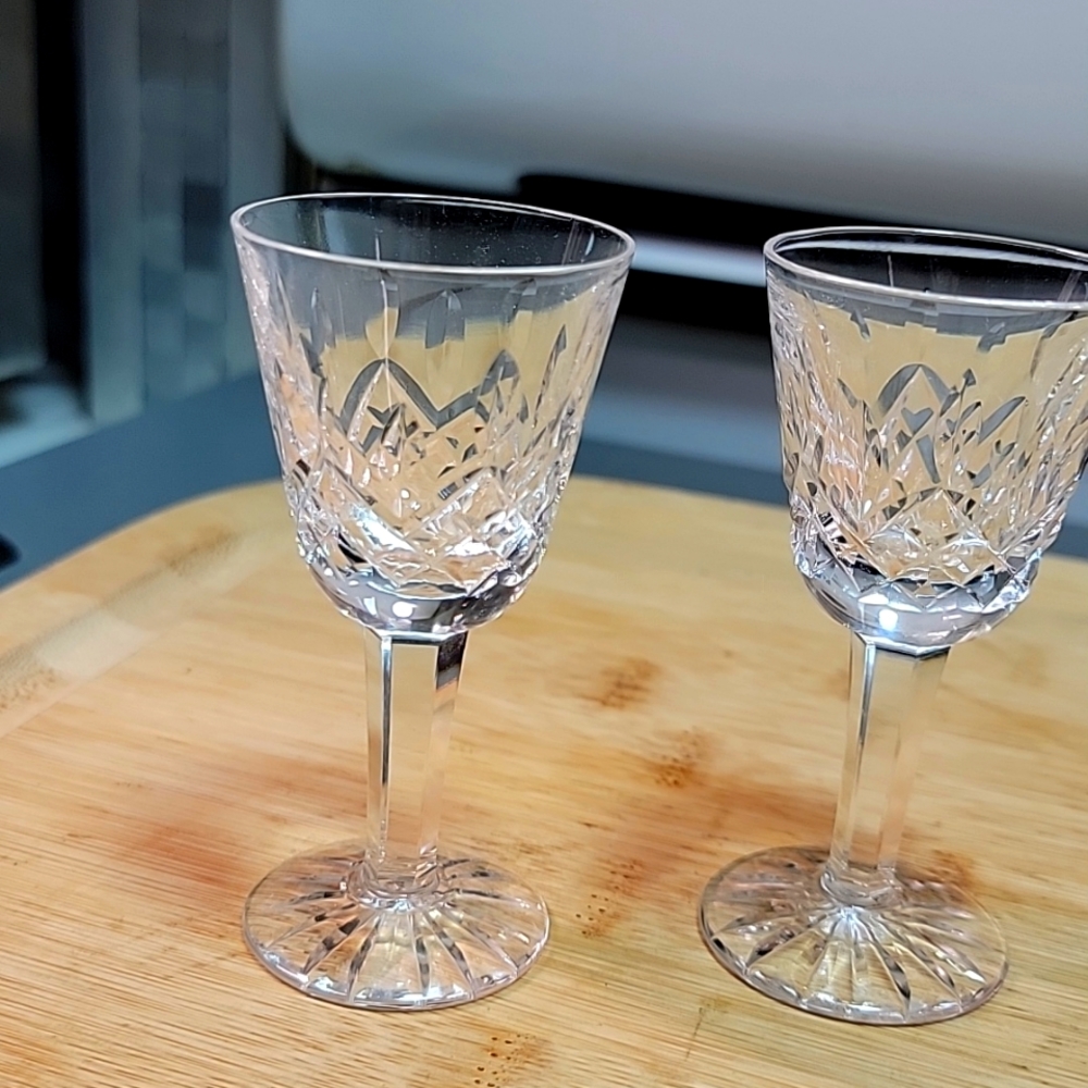 Waterford Crystal Cordial glasses... Lismore series